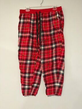 3 for $10 Secret Treasures Sleepwear Red Plaid Pajama Pants Large